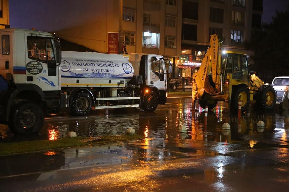 SEL FATSA’DA ETKİLİ OLDU EKİPLER TAM KADRO SAHADA