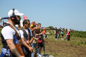 Atakum’da trap  atışları nefes kesti