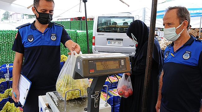 Canik’te Tartılar Kontrol Altında