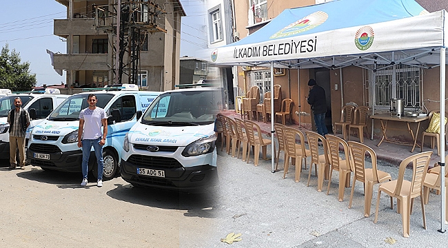 İlkadım’da Cenaze Sahiplerini Yalnız Bırakmayan Hizmet