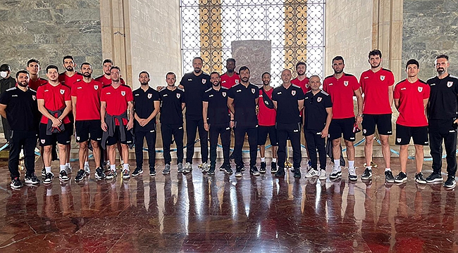 Samsunspor Basket Ata’nın Huzurunda