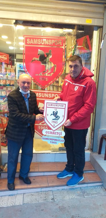 ZERRİN’E GURBETÇİ SAMSUN SPORLU DERNEĞİ’ NDEN SAMSUNSPOR SAATİ