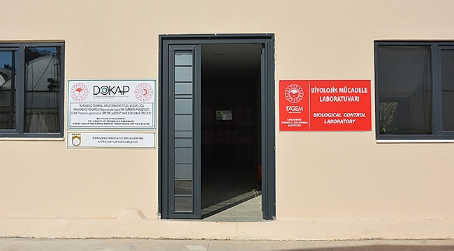 Biyolojik Mücadele Laboratuvarı Samsun’da kuruldu