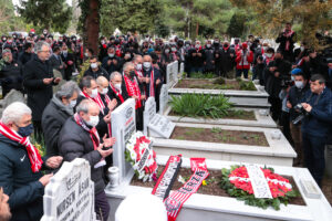 FUTBOL ŞEHİTLERİMİZİ ANDIK