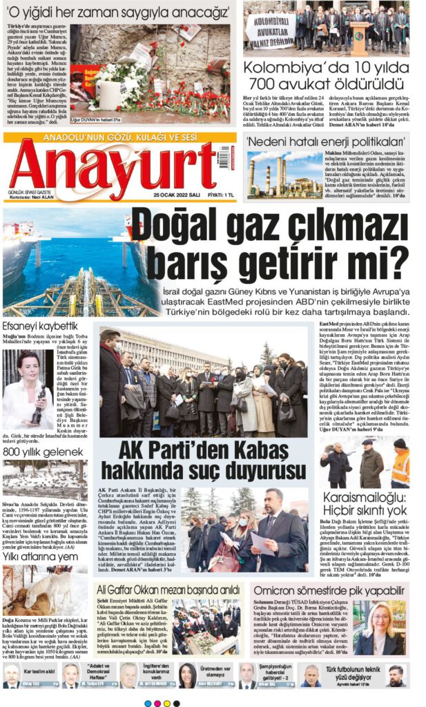 ANAYURT GAZETESİ BAFRA ve ATAKUM’DA