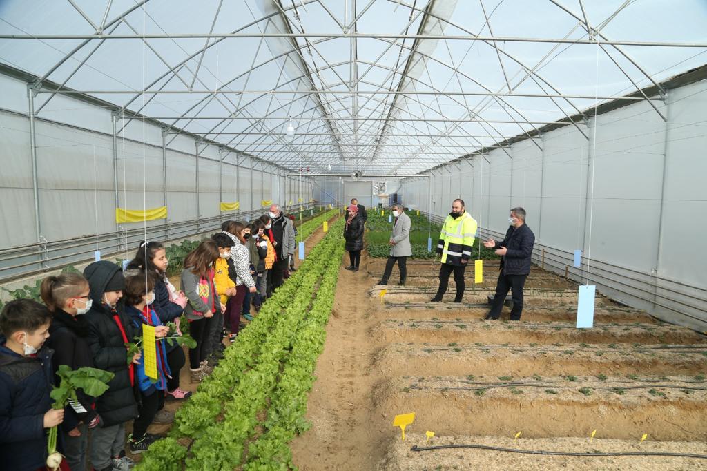 BÜYÜKŞEHİR’İN SERALARI ÖĞRENCİLERİN ZİYARETİNE AÇILDI