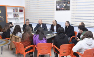 BAŞKAN TOGAR ÖĞRENCİLERLE SÖYLEŞİ GERÇEKLEŞTİRDİ