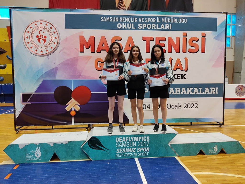 14 şehir arasında, Masa Tenisi’ nde 4. oldular