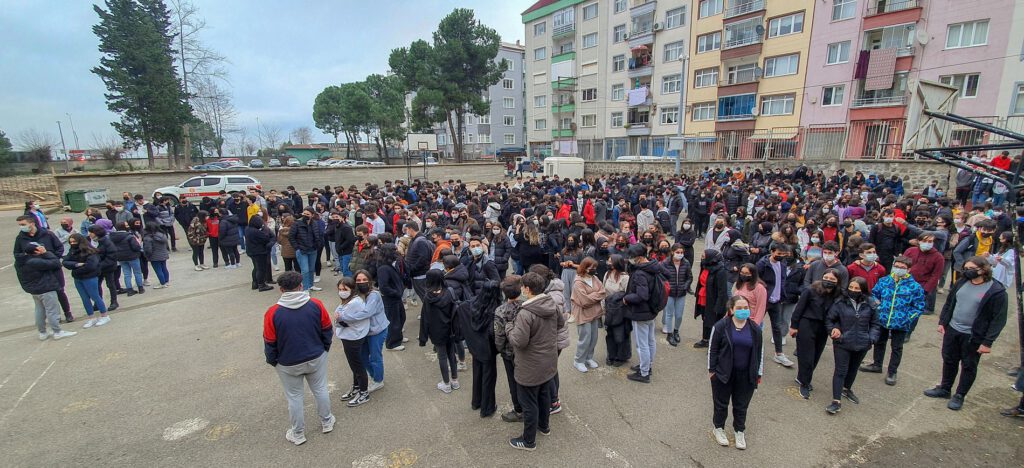 İTFAİYE’DEN OKULDA YANGIN TATBİKATI