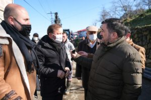 BAŞKAN ŞENLİKOĞLU ÇALIŞMALARI YERİNDE İNCELEDİ