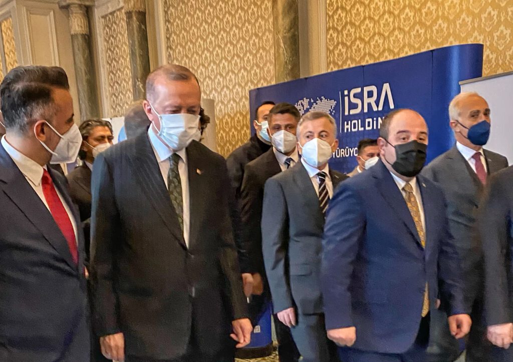 İSRA HOLDİNG PROJELERİ BAKANLARA TANITILDI