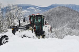 ‘Saklı Cennet‘te karla mücadele