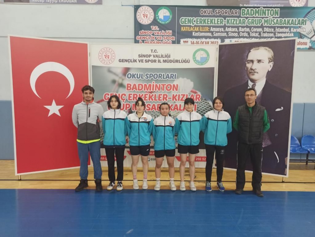 BAFRALI BADMİNTONCU KIZLAR TÜRKİYE ŞAMPİYONASI’NDA