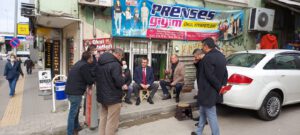 İYİ Parti Canik sokakta