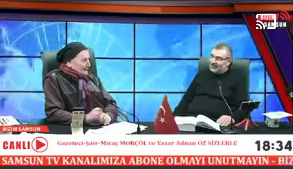 Şairler Samsun Bizim TV’de Buluşuyor..