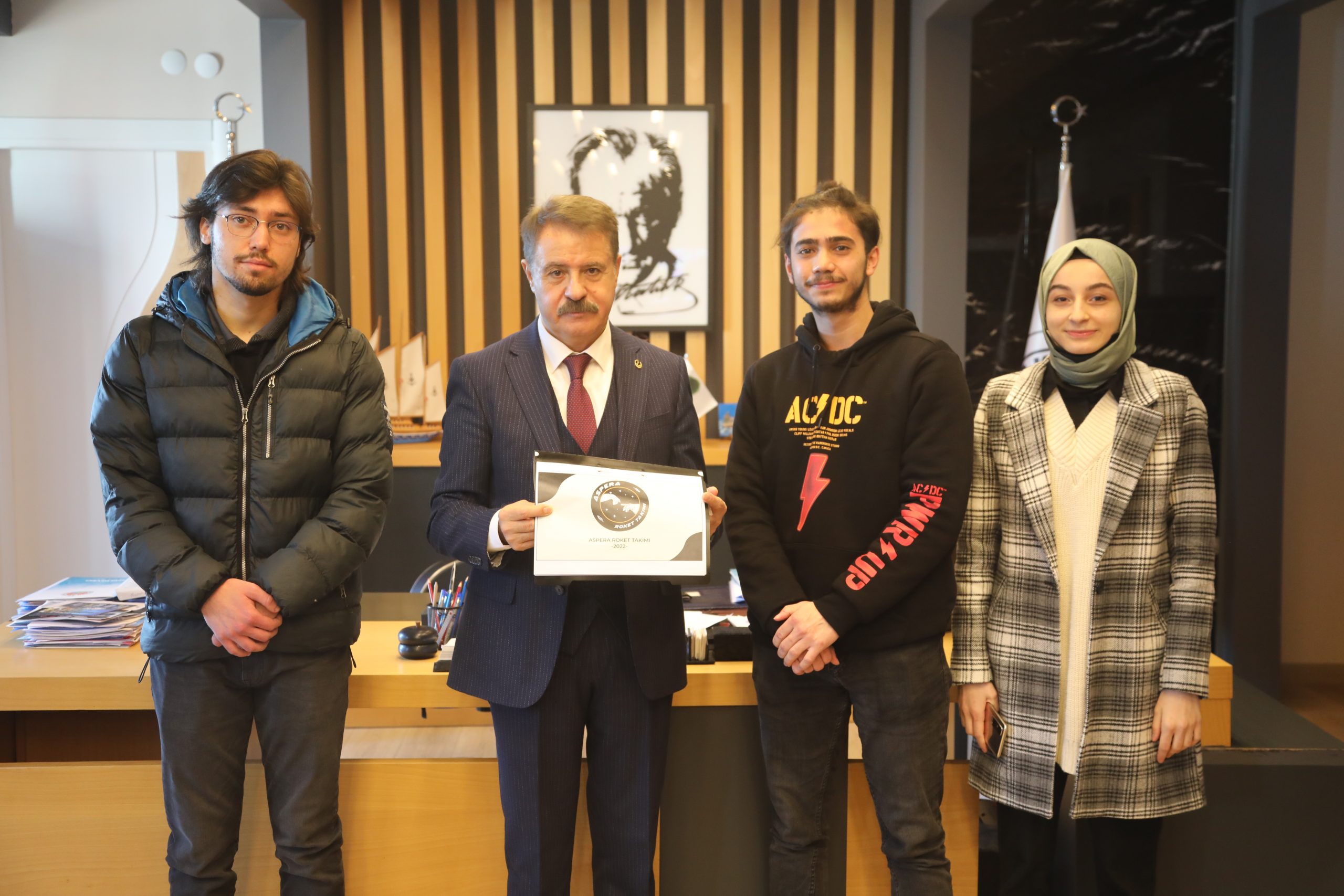 Aspera Roket Takımı’ndan Atakum Belediyesi’ne ziyaret