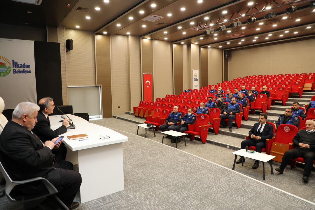 BAYRAKTAR ZABITA PERSONELİ İLE TOPLANTI YAPTI