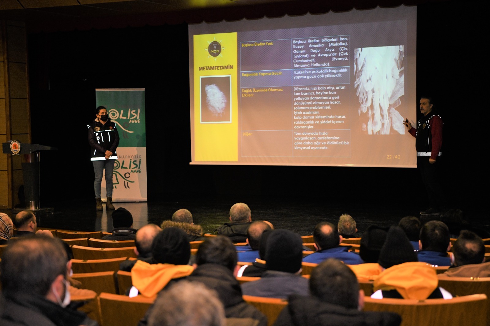 Büyükşehir personeline uyuşturucu ile mücadele eğitimi