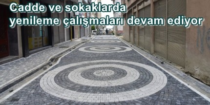 Giresun’da Sokaklar Modernleşiyor