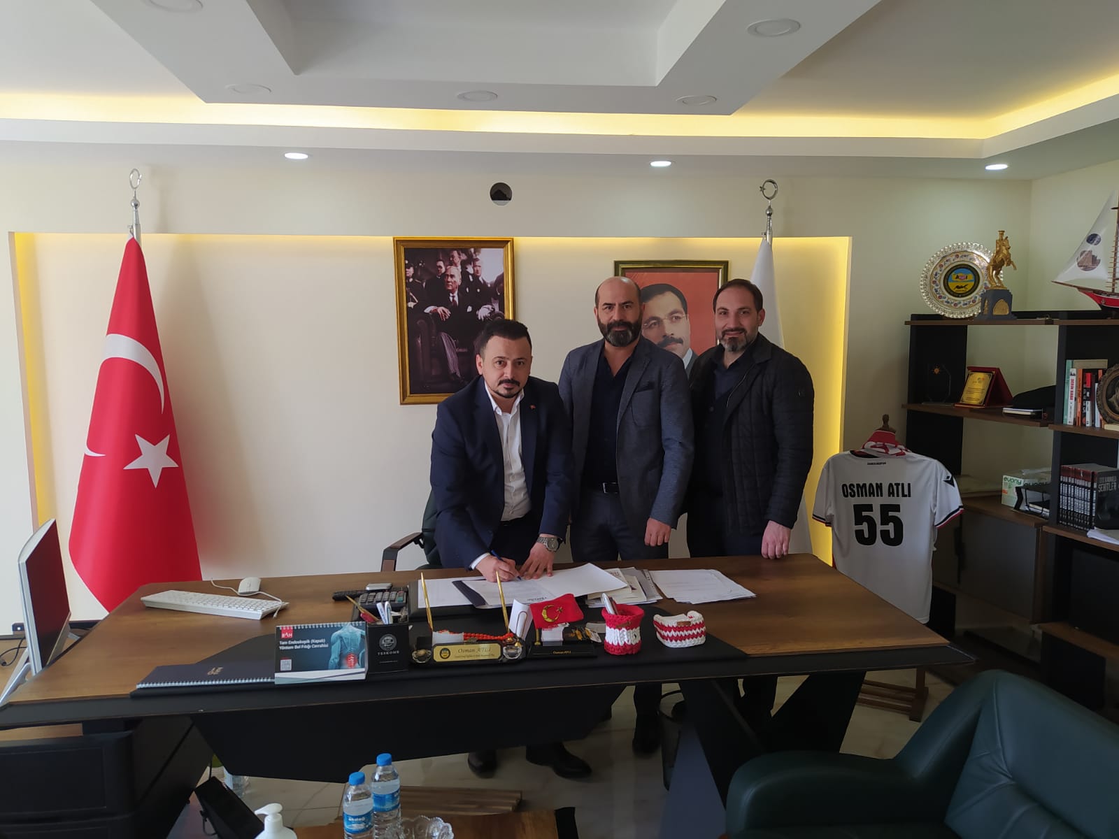 Temsan, Kavak Esnaf Kooperatifi Başkanı Osman ATLI ile Sözleşme İmzalayarak Hizmetlere Devam Ediyor