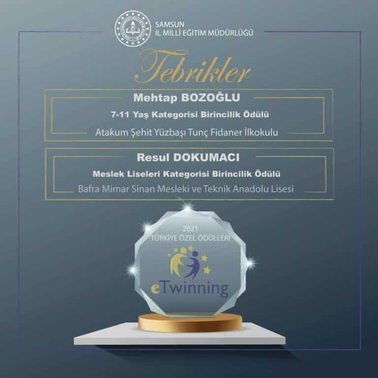 MİMAR SİNAN MTAL’ YE KARİYER KULÜPLERİ TÜRKİYE ÖZEL ÖDÜLÜ