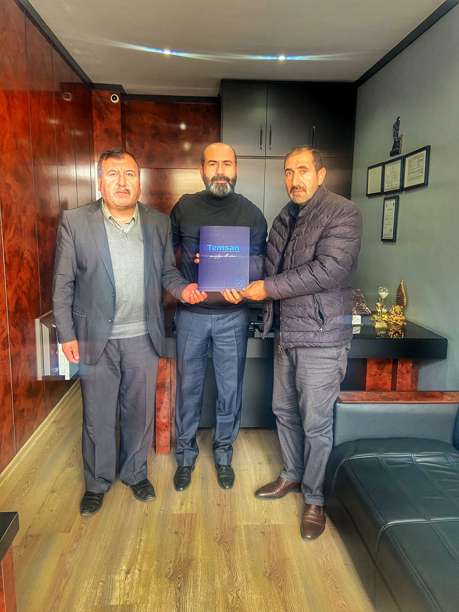 Kavak Muhtarlar Dernek Başkanı ile Sözleşme..