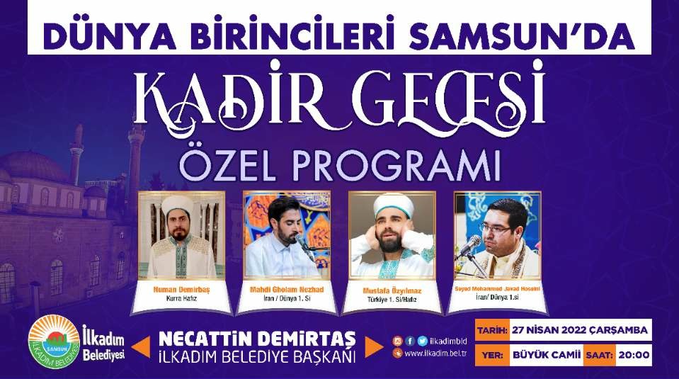 “Müslümanlar için manevi bir ödül gecesi”