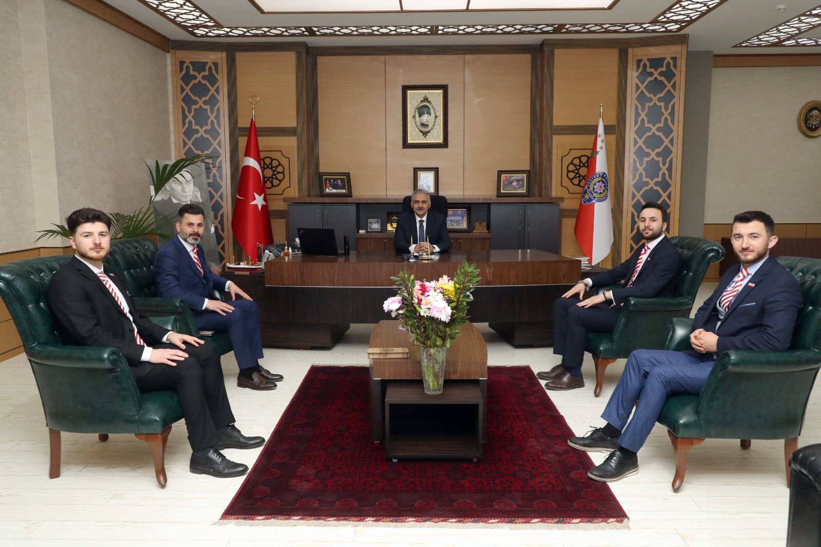 Sevdamız Samsun’dan müdür Urhal’a ziyaret