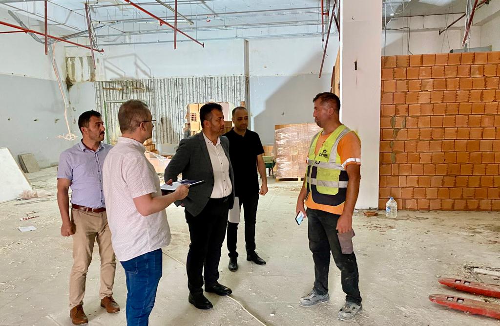 TÜRKİYE’DE İLK OLACAK KÜTÜPHANENİN ÇALIŞMALARI ÇARŞAMBA’DA SÜRÜYOR