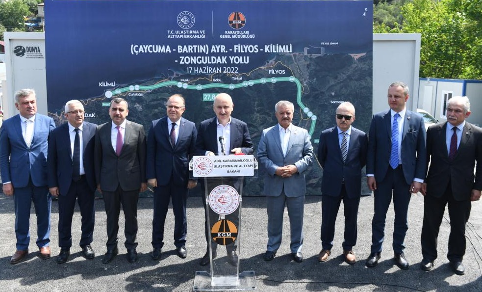 ALTYAPI BAKANI KARAİSMAİLOĞLU: – FİLYOS-ÇATALAĞZI YOLU’NU 2024’TE HİZMETE AÇACAĞIZ