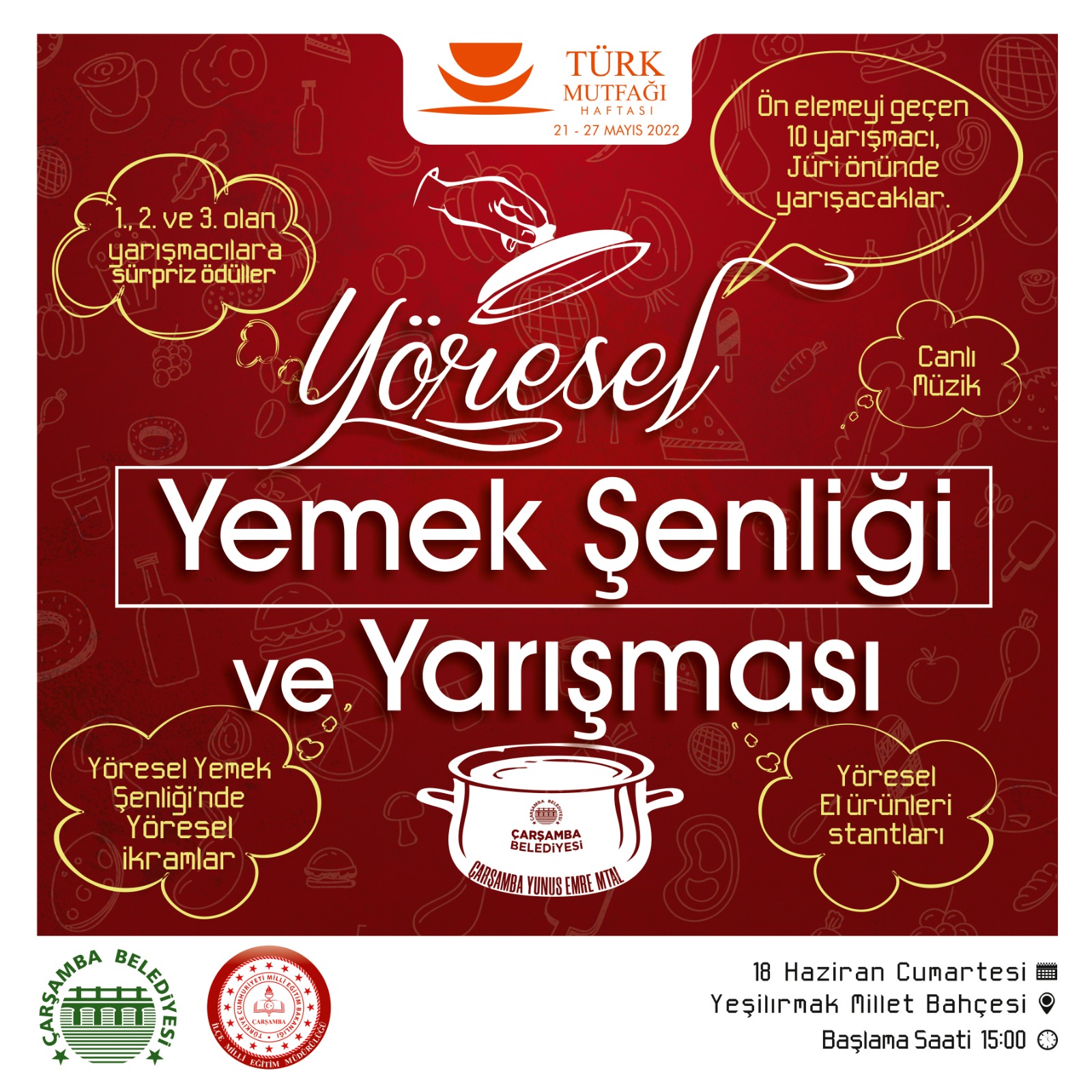 ÇARŞAMBA’DA YÖRESEL YEMEK YARIŞMASI