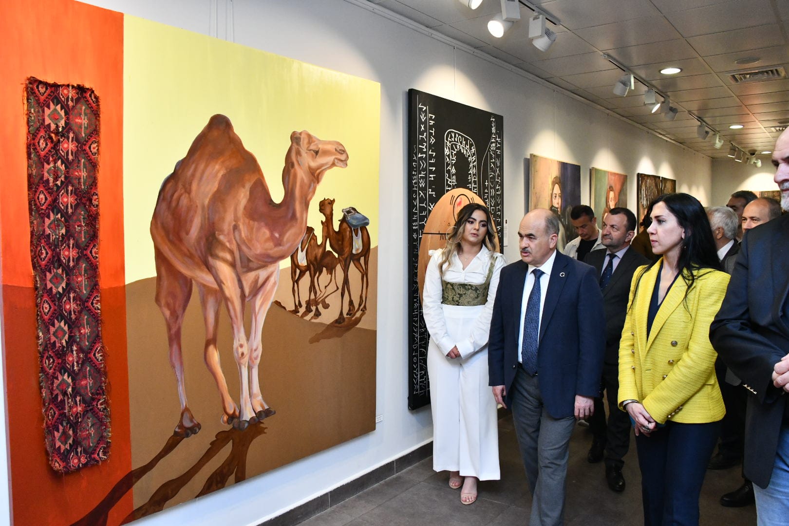 Resim Bölümü Öğrencileri Eserlerini Sanatseverle Buluşturdu