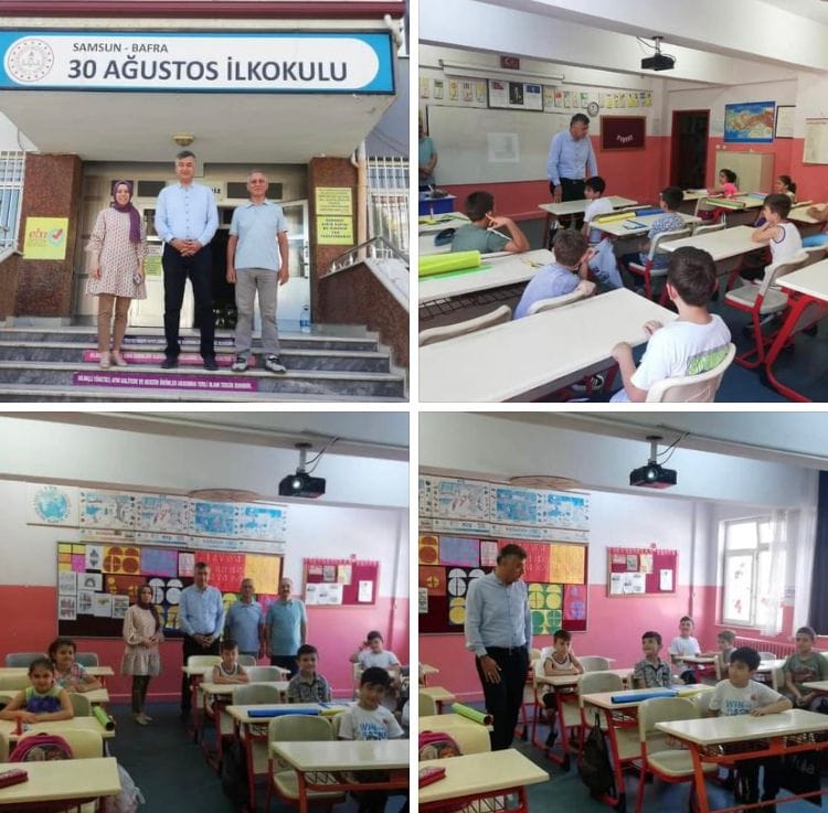 KATİPOĞLU BAFRA’DAKİ YAZ DÖNEMİ KURSLARINI ZİYARET ETTİ