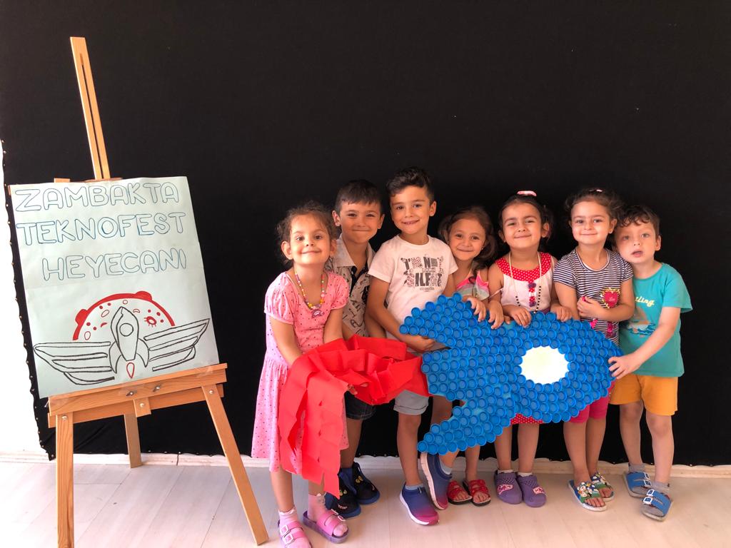 Miniklerden TEKNOFEST’e Özel Anlamlı Çalışma