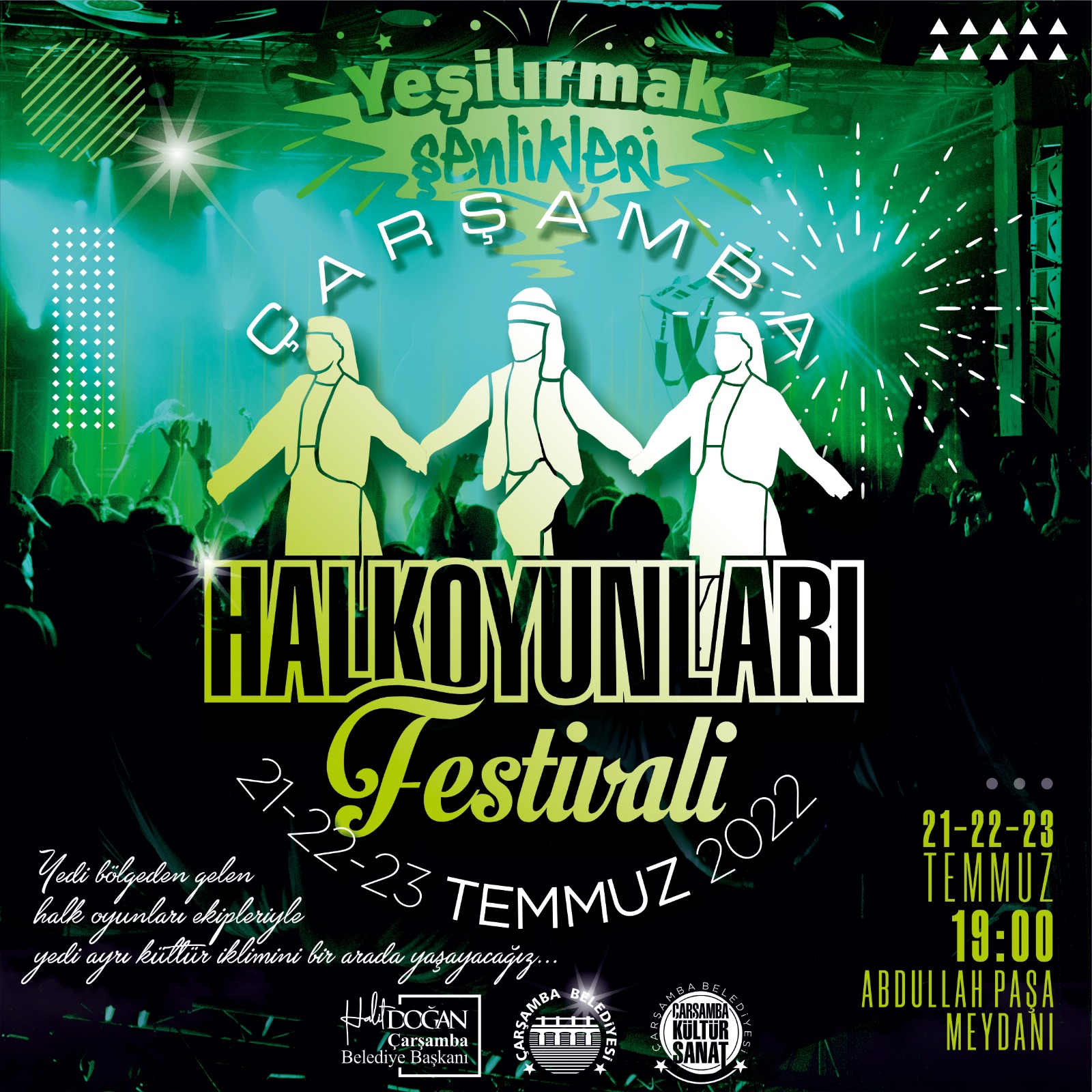 ÇARŞAMBA’DA HALK OYUNLARI FESTİVALİ