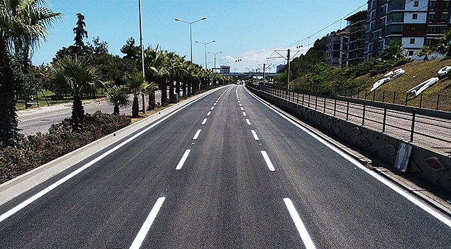 Atatürk Bulvarı’nın Kara Bandı Tamamlandı