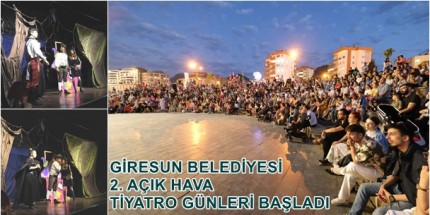 Açık Hava Tiyatro Günleri Yoğun İlgiyle Başladı