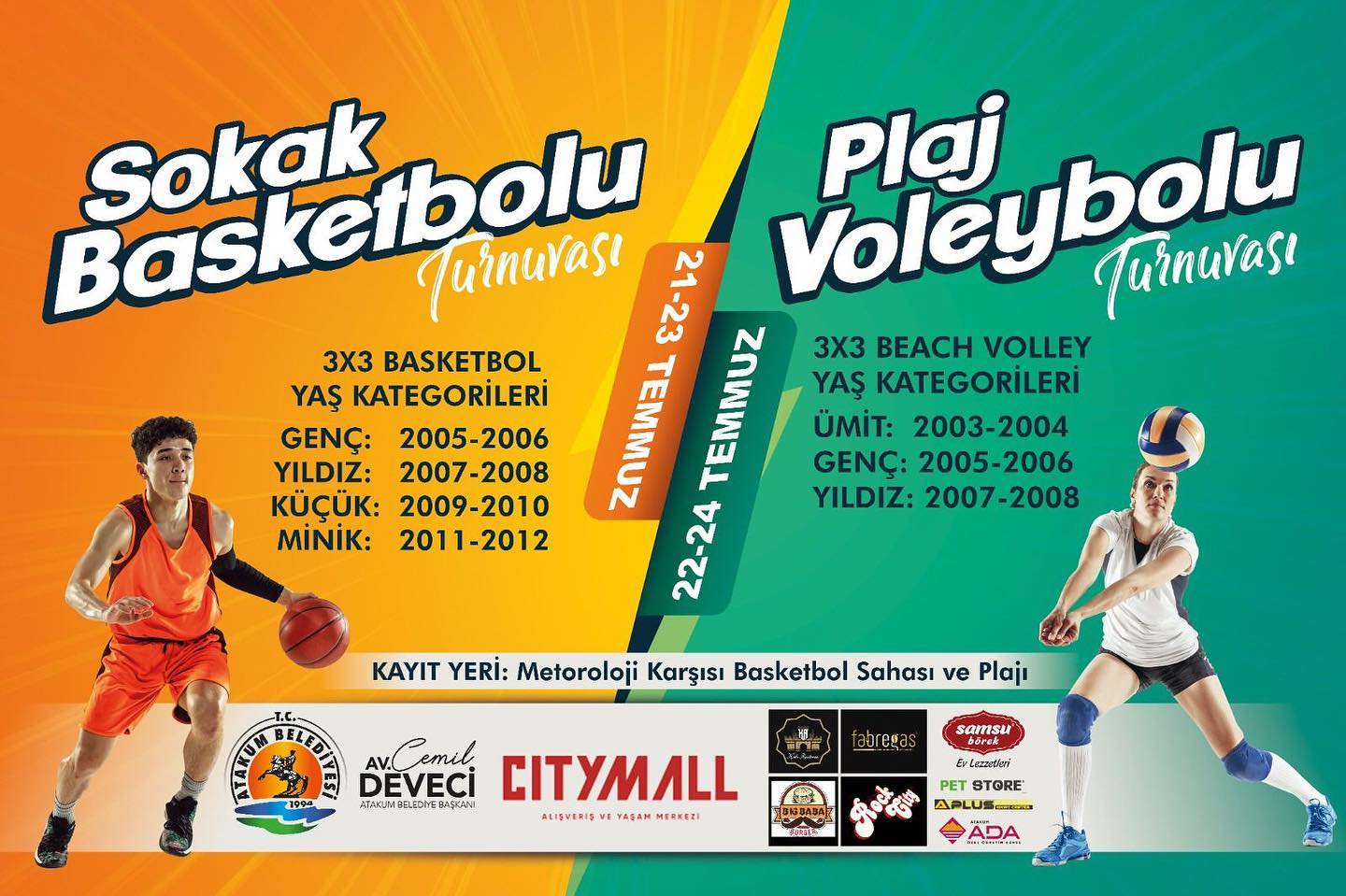 VOLEYBOL ve BASKETBOLDA İKİ HEYECAN BİR ARADA