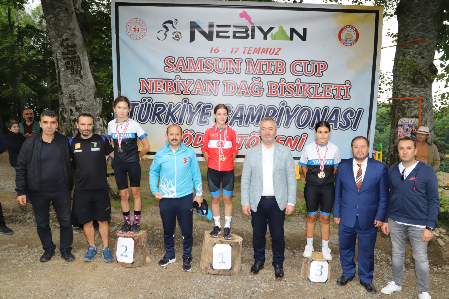 Türkiye Dağ Bisikleti Şampiyonası, Nebiyan’da düzenlendi.