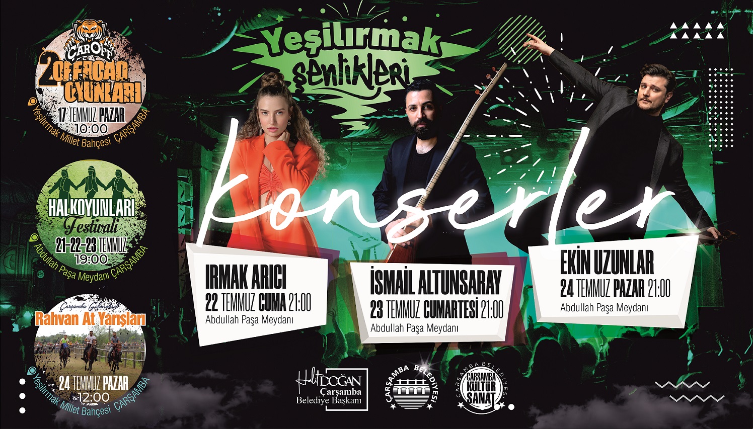 ÇARŞAMBA’DA YEŞİLIRMAK ŞENLİKLERİ BAŞLIYOR