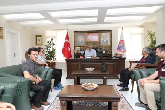      Bafra görme engelliler derneğinden Bafra Belediye başkanı Hamit Kılıç’a ziyaret