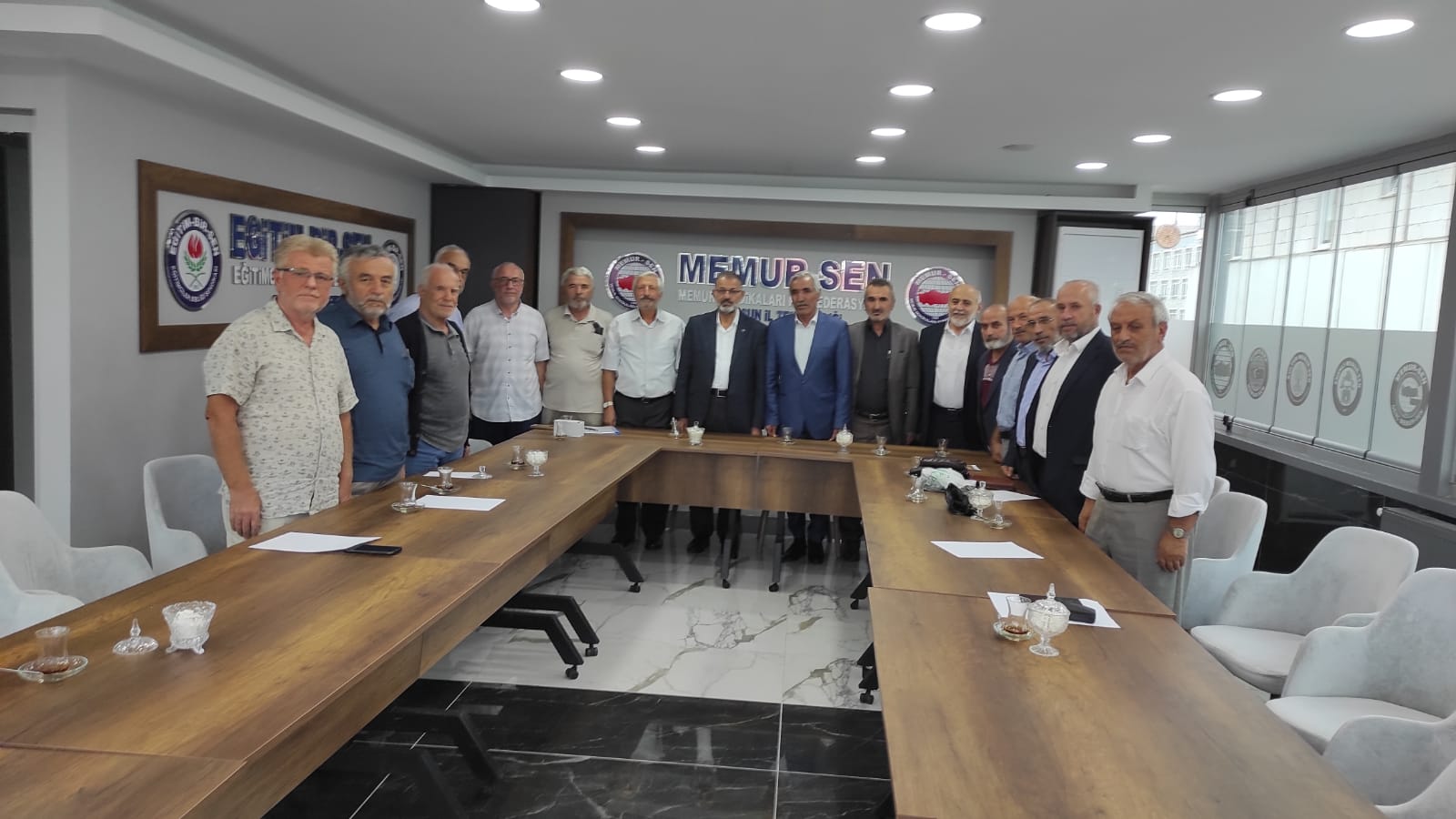 Emekli Memur-Sen Genel Başkanı Ali Küçükkösen, Samsun’umuzu ziyaret etti