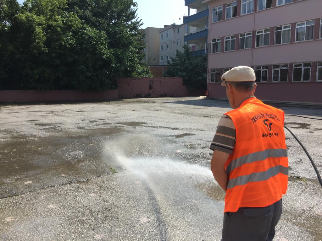 Tekkeköy Belediyesi okulları yeni öğretim yılına hazırlıyor