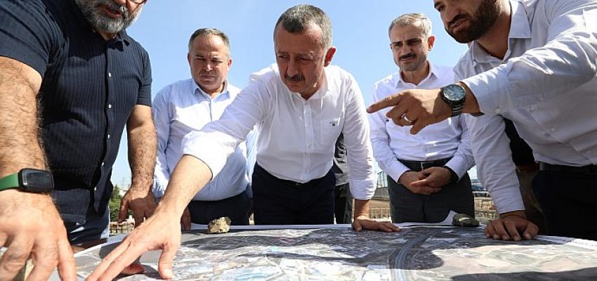 Başkan Büyükakın, Turgut Özal Köprüsü ikileme çalışmasını inceledi