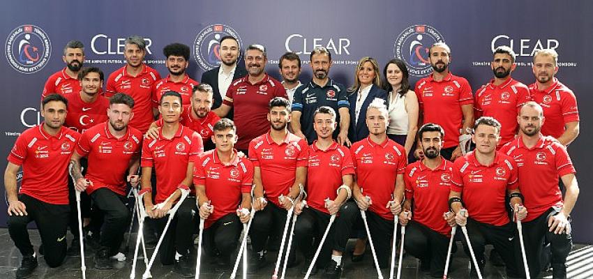 Clear, Türkiye Ampute Futbol Milli Takımı sponsorluğunu, basın toplantısıyla duyurdu