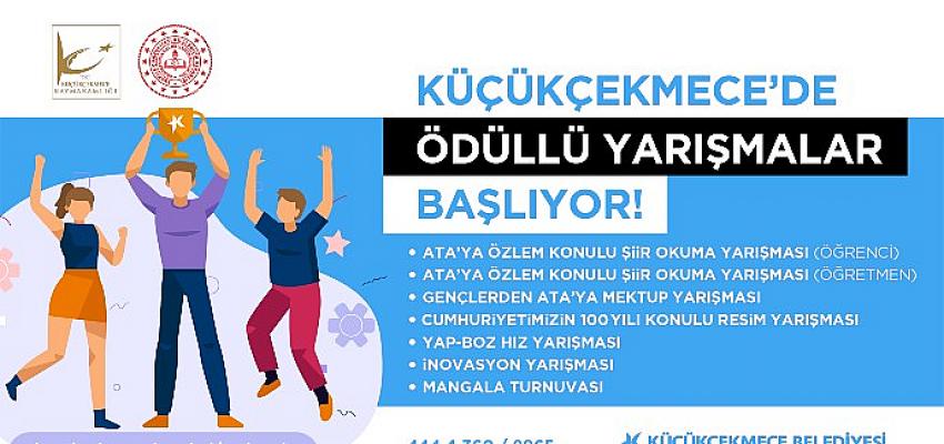 Küçükçekmece’de ödüllü yarışmalar başlıyor