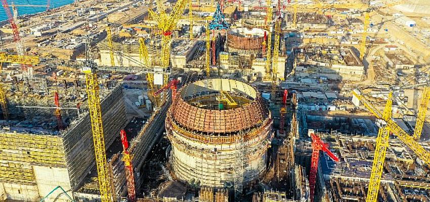 Akkuyu NGS’nin 1’inci Ünitesinde İç Koruma Kabuğu Tamamlanıyor