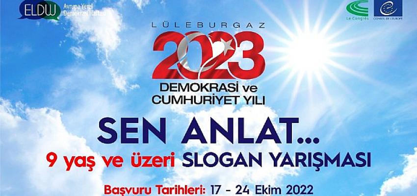 Demokrasi ve Cumhuriyet’in 100. yıl sloganını belirle: Demokrasi ve Cumhuriyet Yılı Slogan Yarışması başlıyor