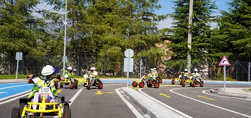 Trafik Eğitim Parkında yoğun mesai