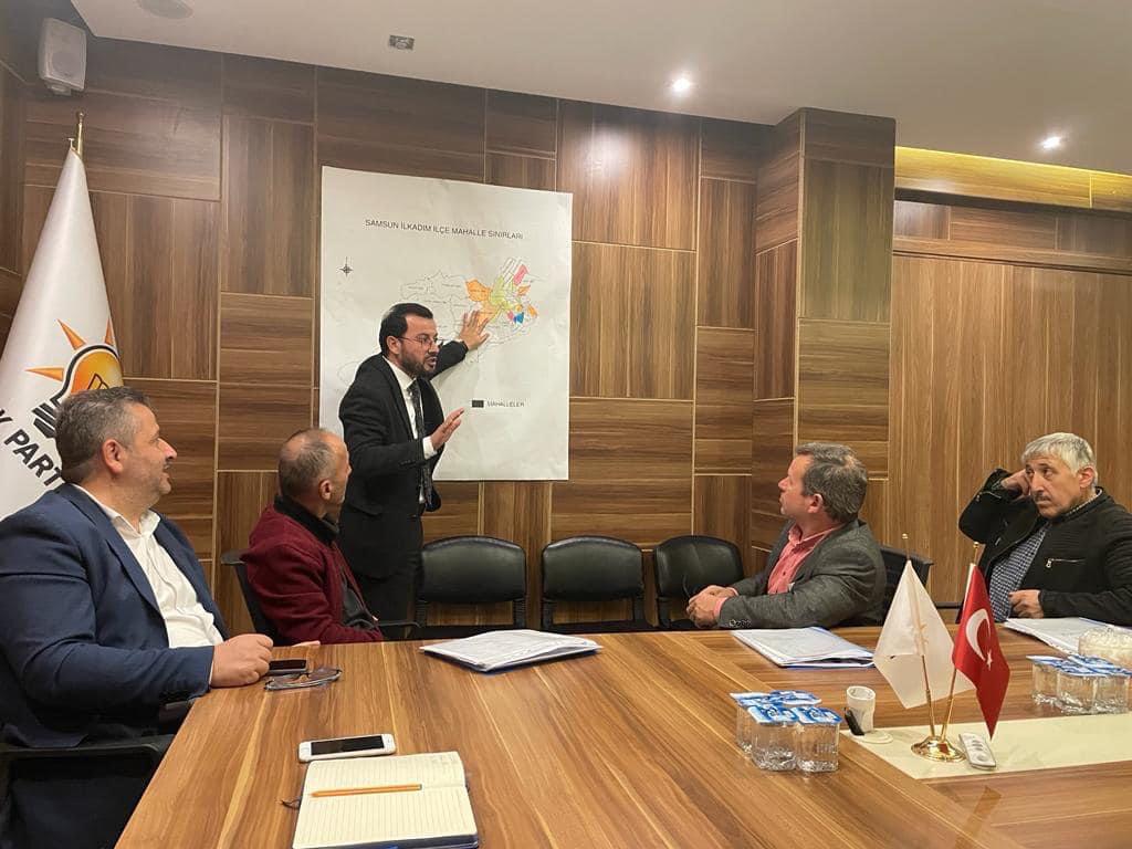 AK Parti İlkadım İlçe Başkanlığı, teşkilat çalışmalarına devam ediyor